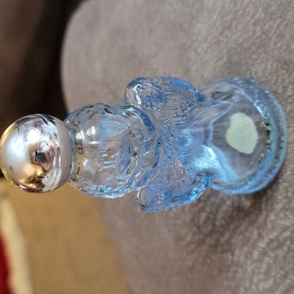 3/$30 Vtg AVON 1980s Glass Perfume Bottles Angel Gingerbread House - Picture 7 of 8